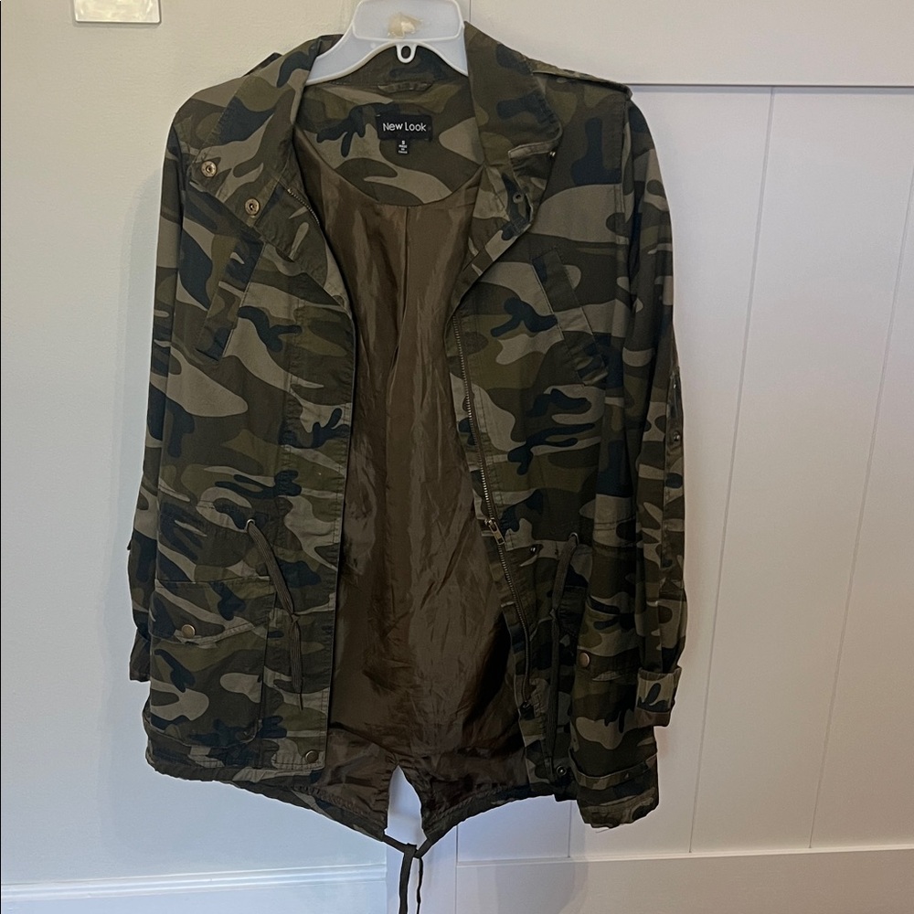 New Look Green Camouflage Jacket
